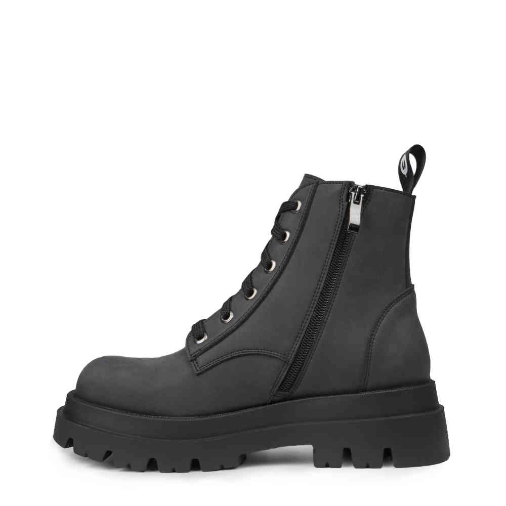 Altercore - Linden Vegan Nubuck Plateau Laarzen - Grijs
